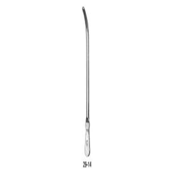 Sound Urethral Urethral McCrea 12Fr Curved/Plain Tip Stainless Steel 7